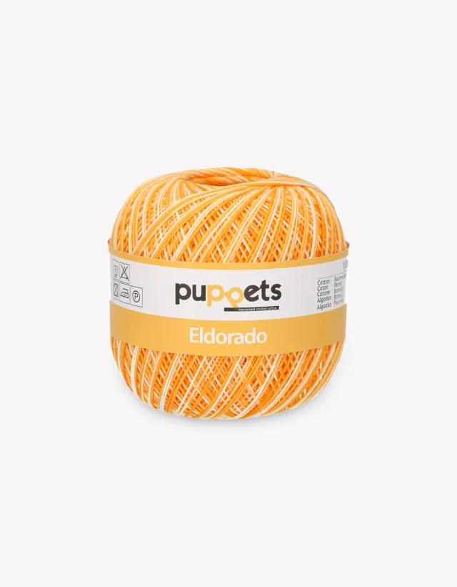 Anchor Puppets Eldorado Multicolour 12 Häkelgarn 50g bunt