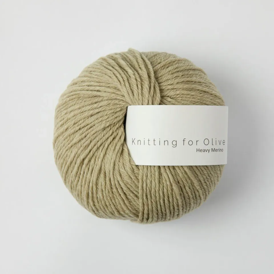 Knitting for Olive Heavy Merino Fennel Seed Wolle grün
