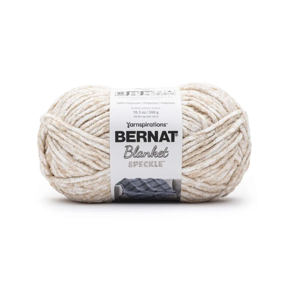 Bernat Blanket Speckle Chenillegarn 300g gesprenkelt