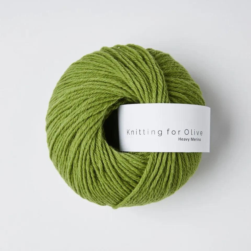 Knitting for Olive Heavy Merino Wolle Pea Shoots 100% Schurwolle