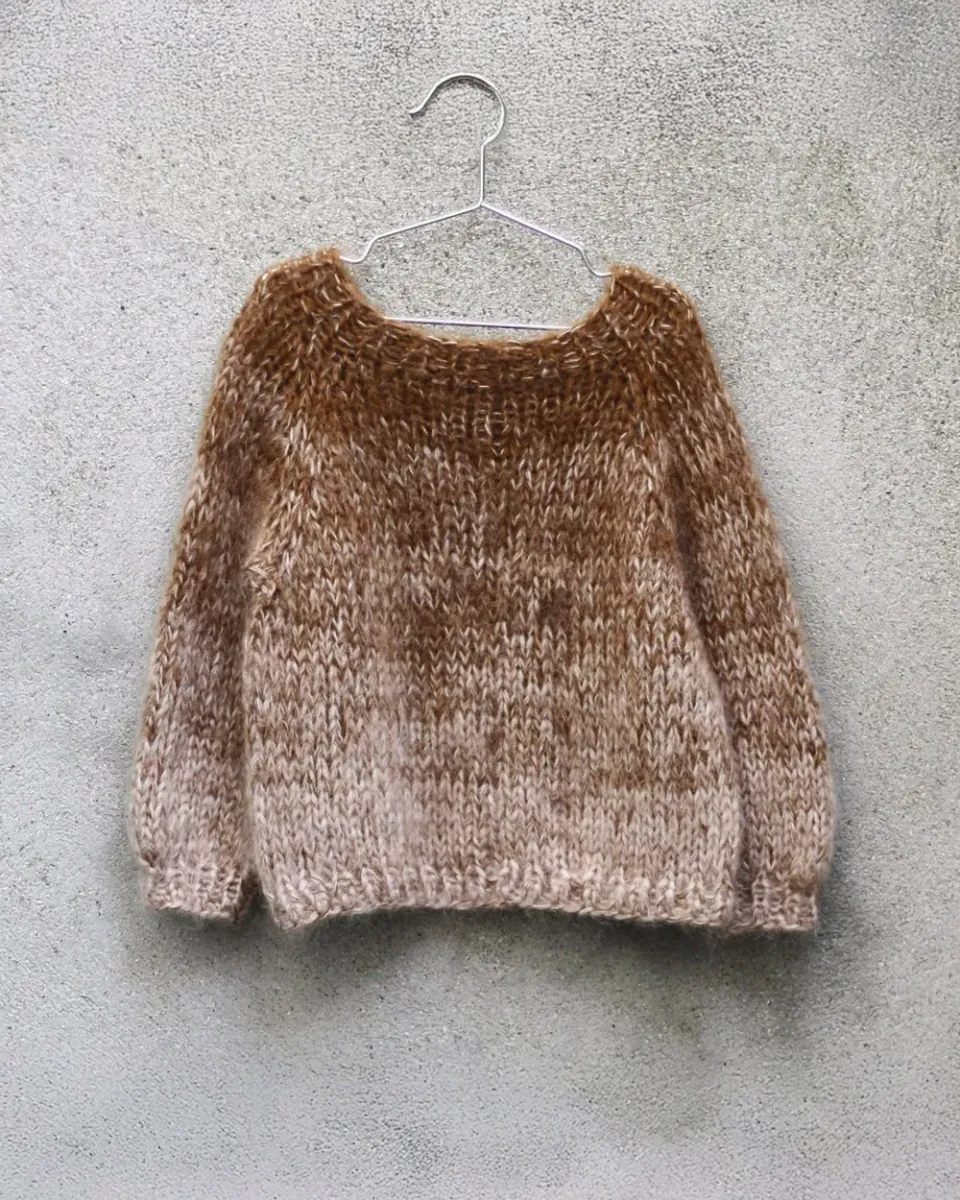 Knitting for Olive Color Rain Sweater Kids Anleitung Deutsch 6-fädig