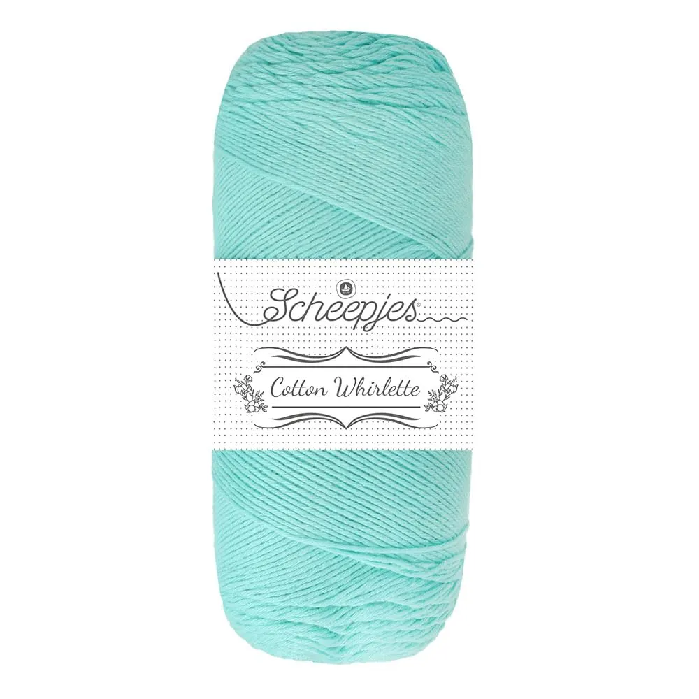Scheepjes Cotton Whirlette 805 Salatgrün Garn 100g Baumwolle