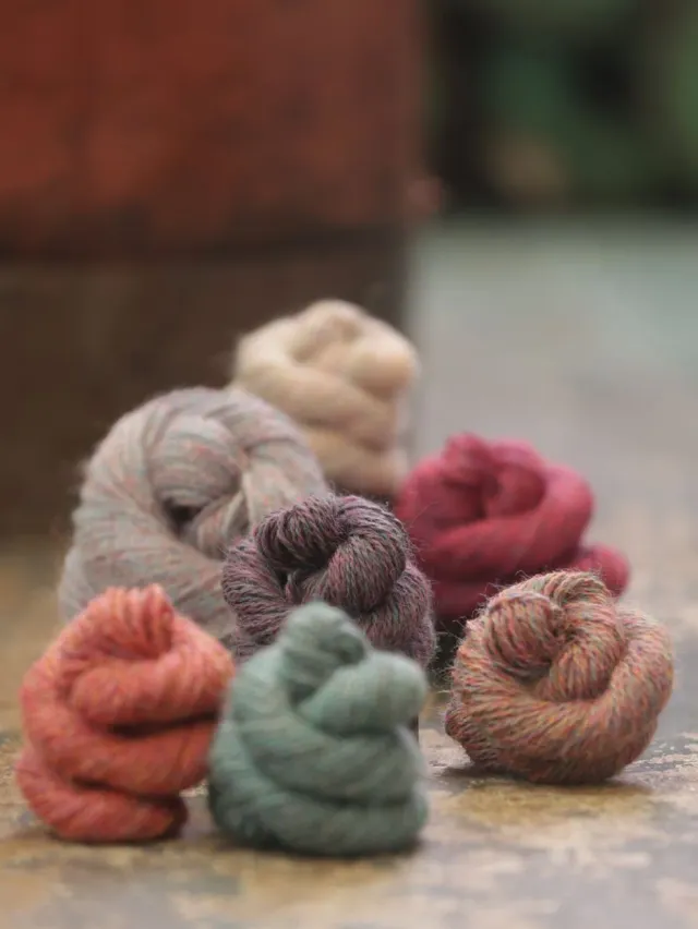 John Arbon Appledore DK Wolle Oaken Pin 100g rustikal