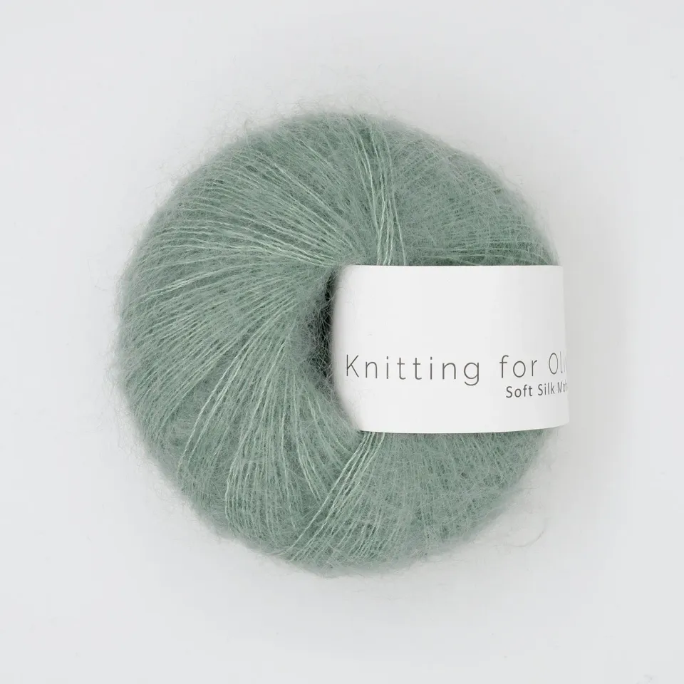 Knitting for Olive Soft Silk Mohair Wolle Eucalyptus Mohair-Seide