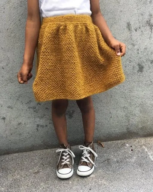 Knitting for Olive Mullet Skirt Strickanleitung Deutsch