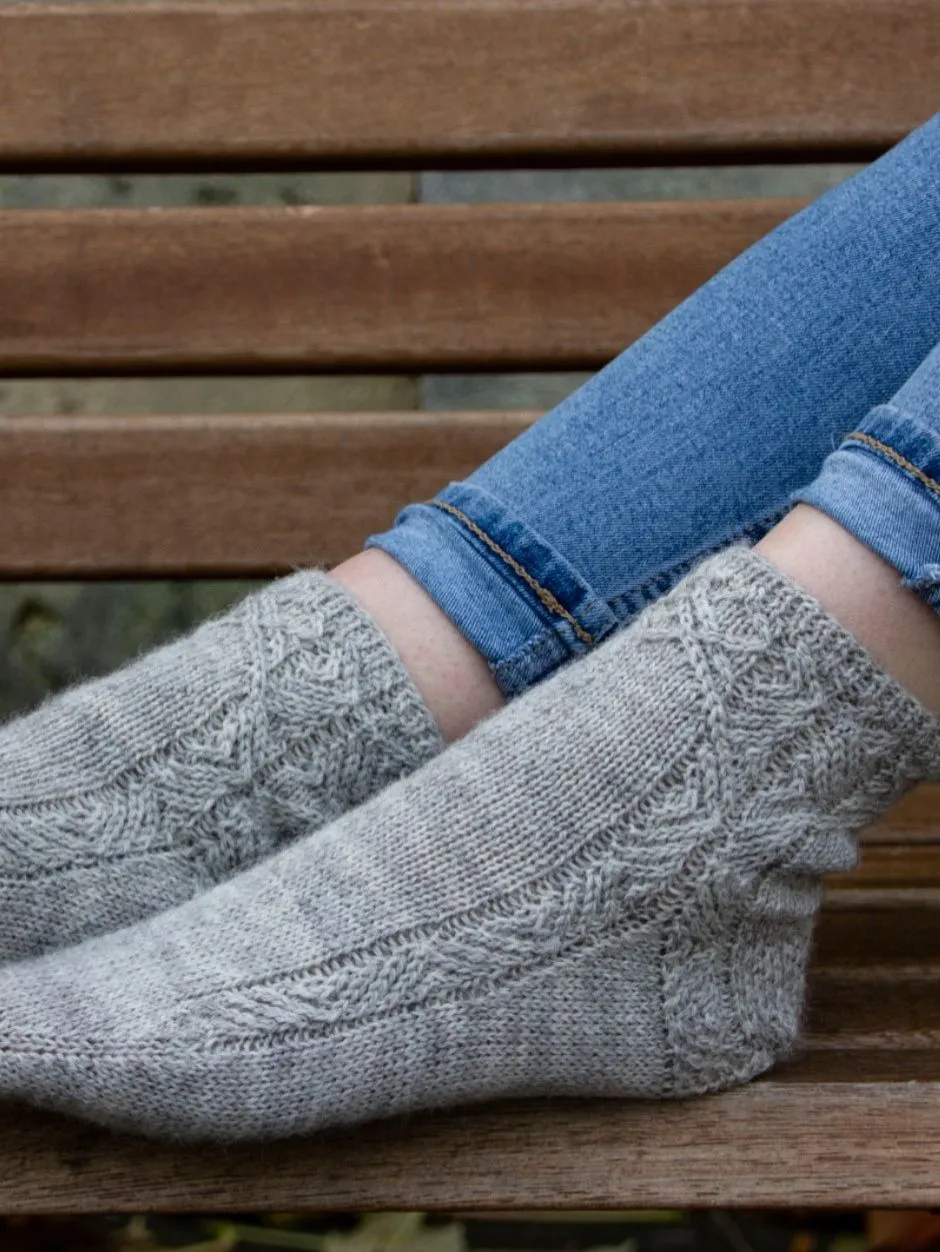 John Arbon Truuduse Socks Strickset Mizzle Sockenwolle Vikkel