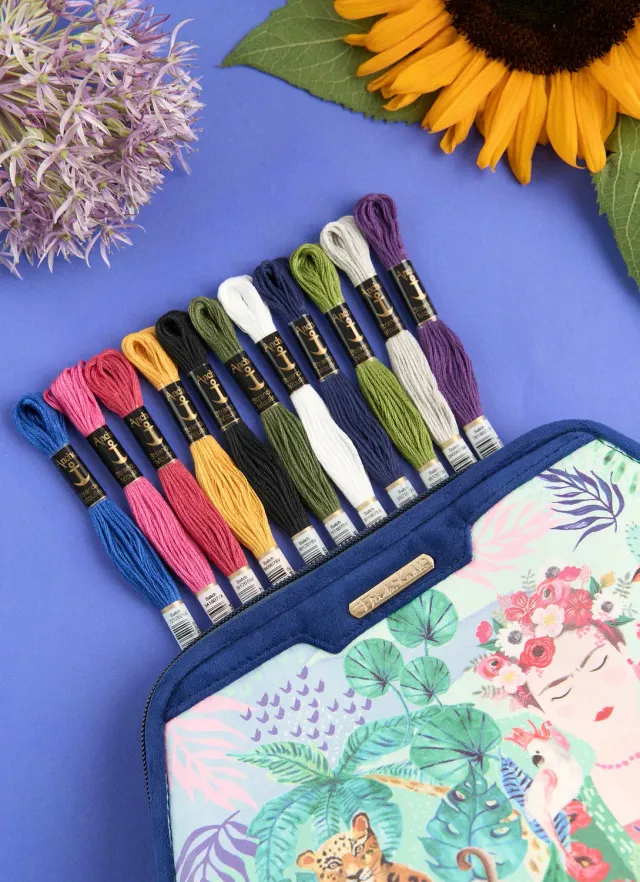 Anchor Frida Kahlo Palette Sticktwist Set 11 Stränge bunt