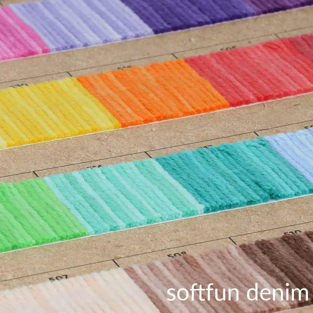 Scheepjes Softfun Aquarel Denim Farbkarte 1 Stück