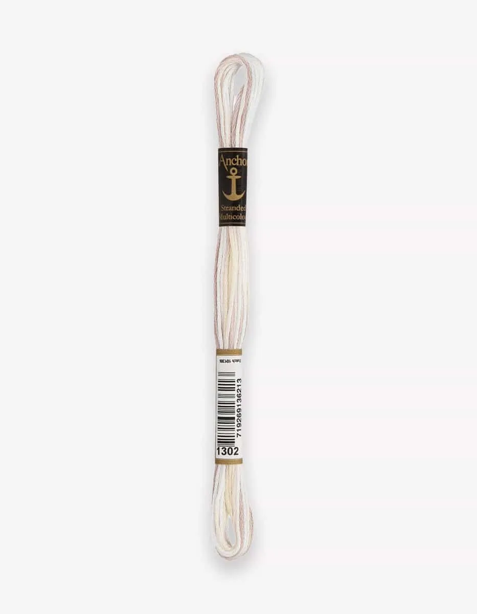 Anchor Stranded Cotton Mouline Multicolour Stickgarn 8m