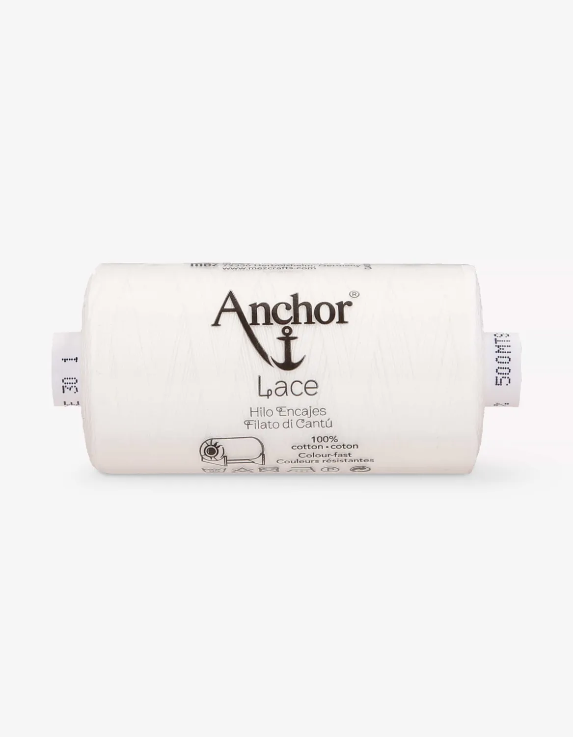 Anchor Lace Klöppelgarn Stärke 20 weiß 500m Baumwolle