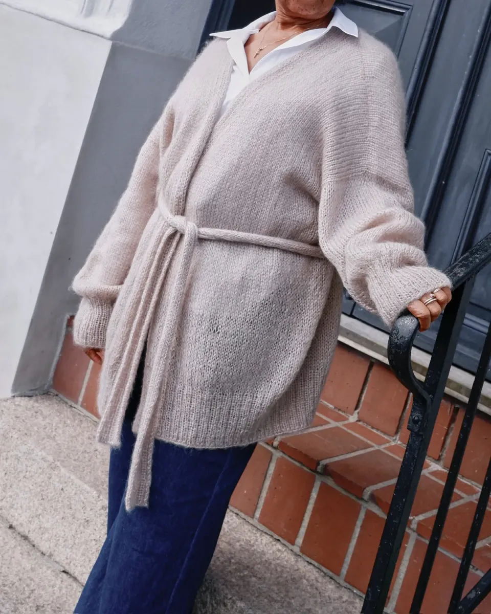 Knitting for Olive Darjeeling Cardigan Strickanleitung Deutsch offen