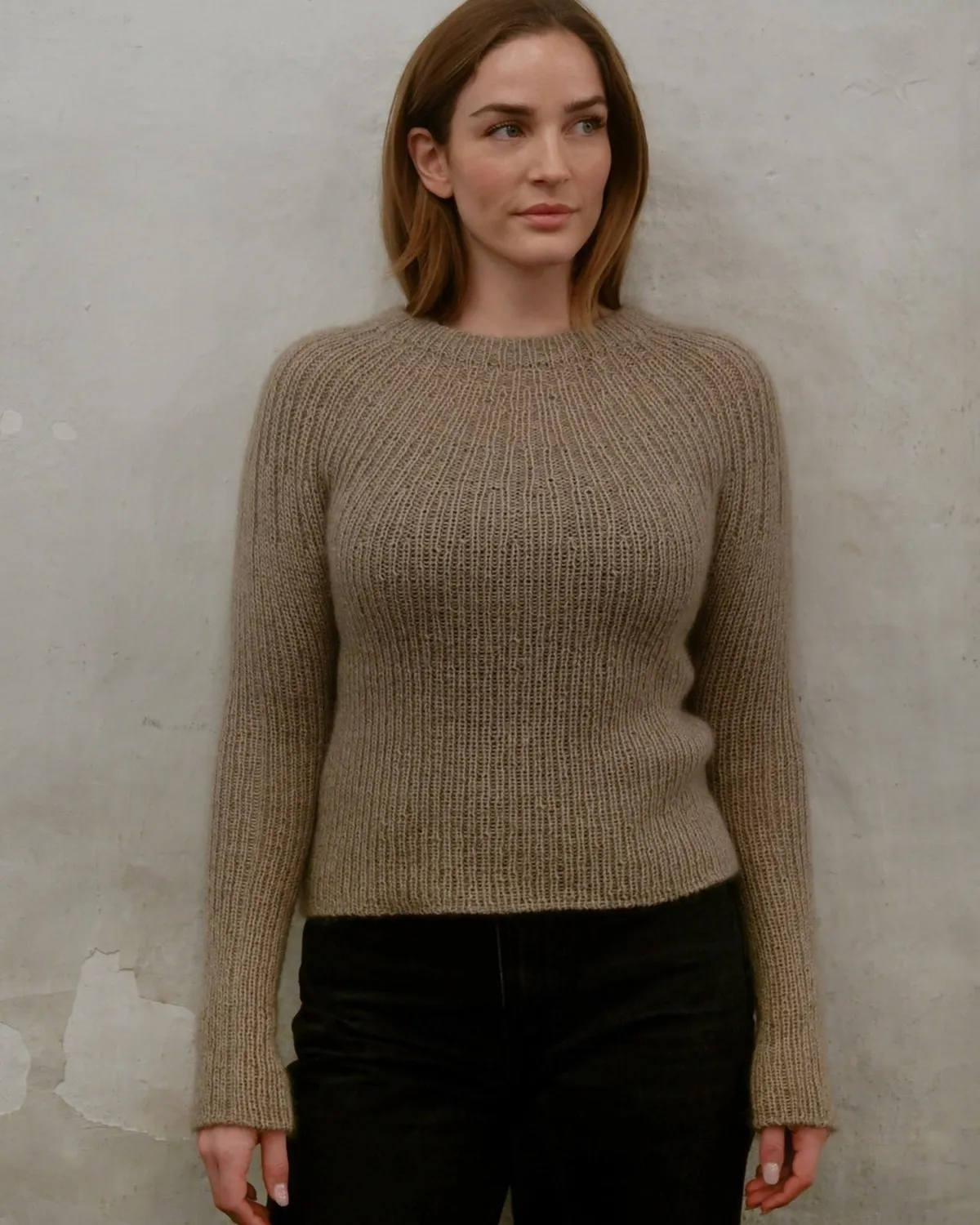 Knitting for Olive Bellis Rib Strickanleitung Bluse Rundpasse XS-5XL