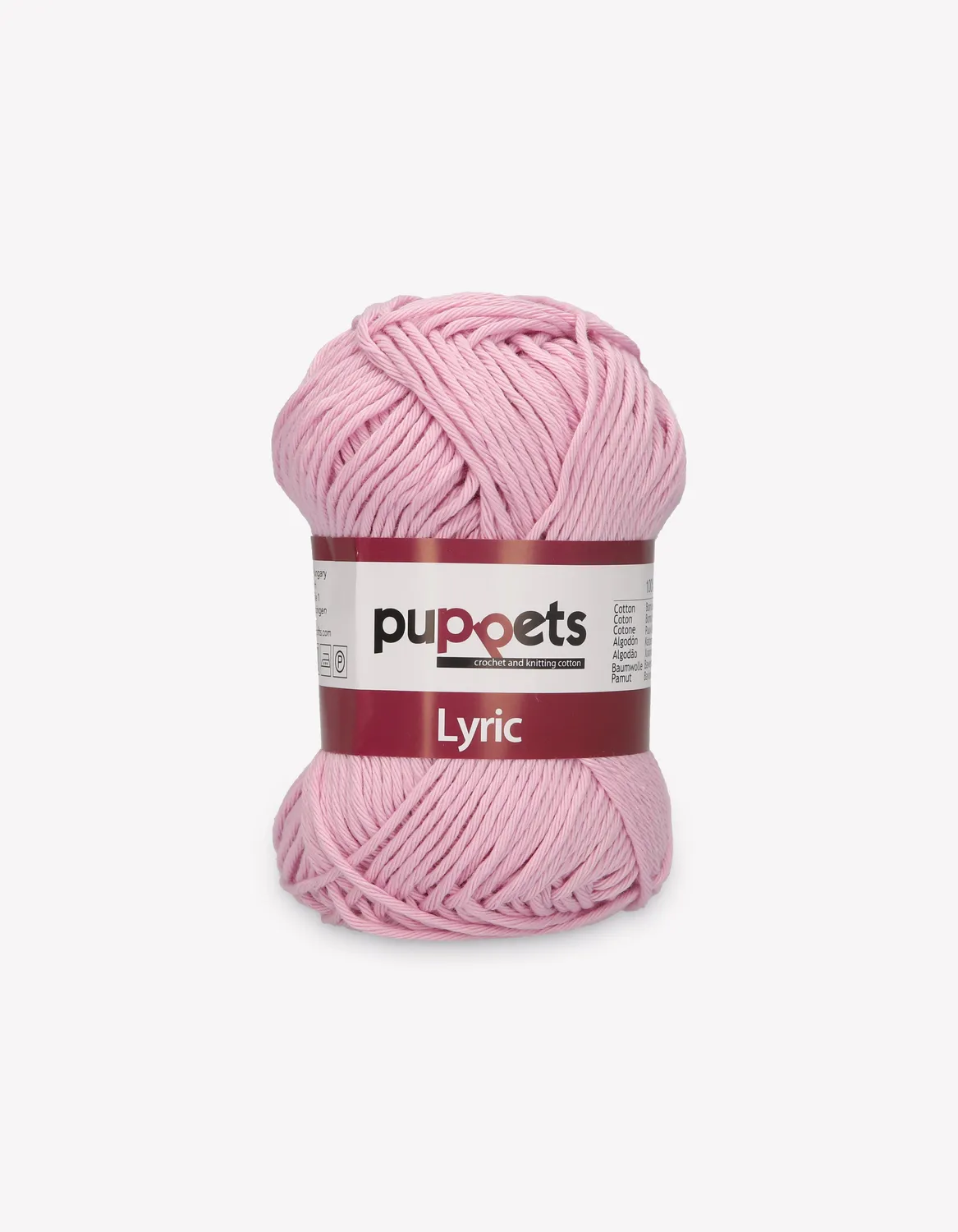 Anchor Puppets Lyric Häkelgarn Baumwolle 50g Stärke 8