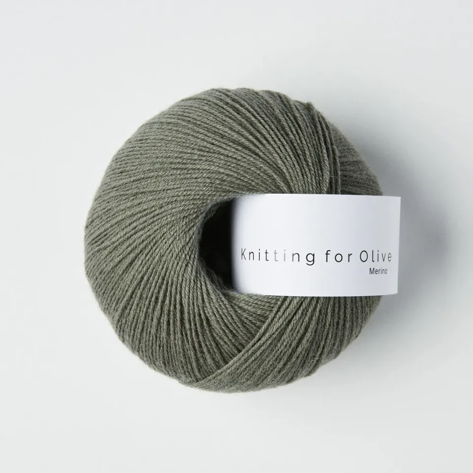 Knitting for Olive Merino Dusty Sea Green Wolle 50g