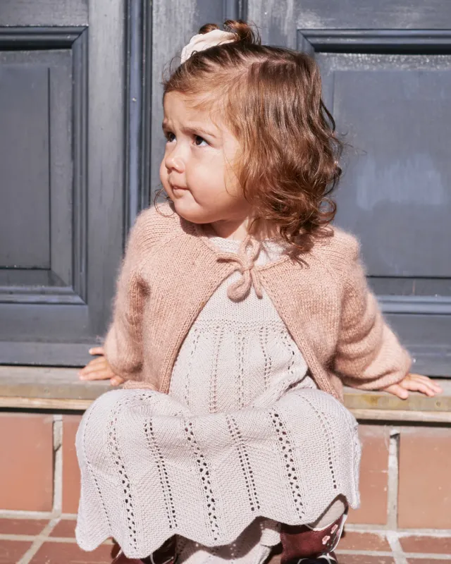 Knitting for Olive Audrey Cardigan Anleitung 1-8 Jahre I-Cord