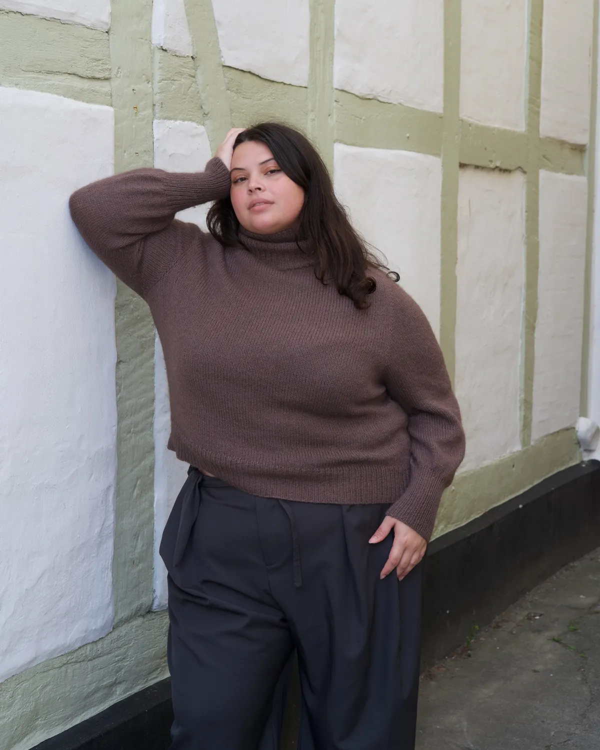 Knitting for Olive Karl Johan Sweater Anleitung Deutsch Rollkragen