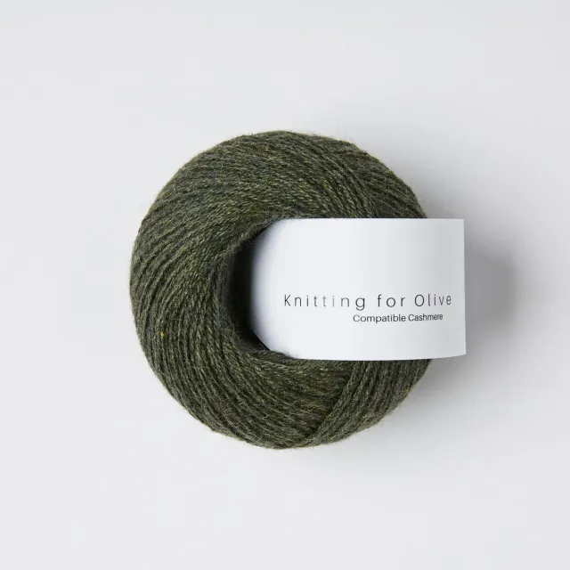 Knitting for Olive Compatible Cashmere Wolle Slate Green weich