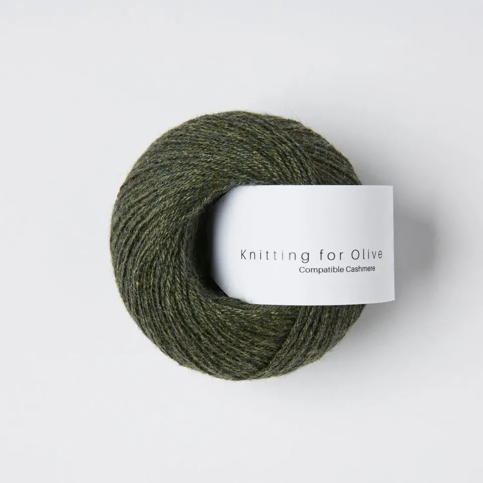 Knitting for Olive Compatible Cashmere Wolle Slate Green weich