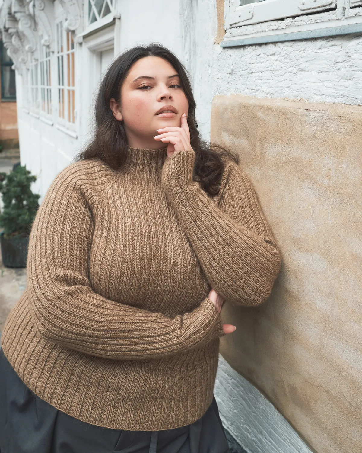 Knitting for Olive Classic Rib Strickanleitung Deutsch Rippenpullover