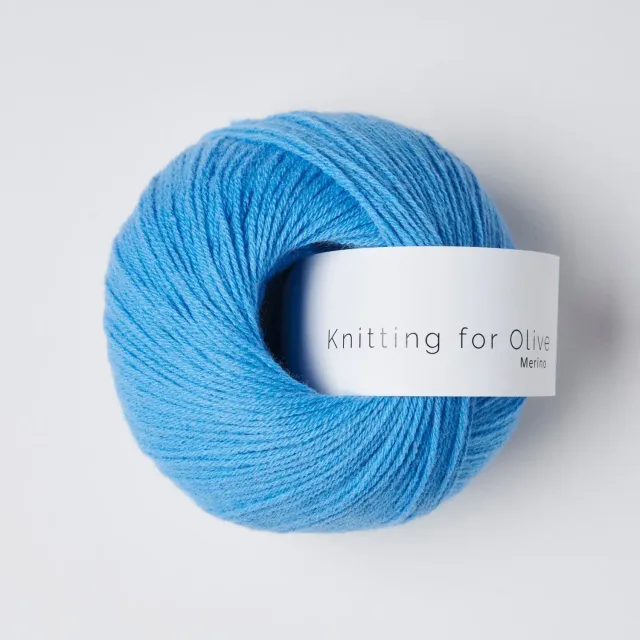 Knitting for Olive Merino Wolle Poppy Blue 250m Sommerblau