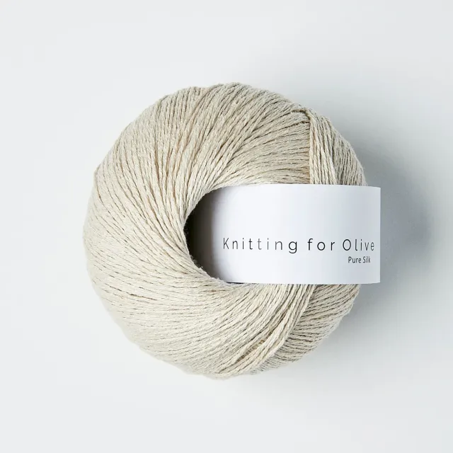 Knitting for Olive Pure Silk Seidengarn Putty 50 g matt