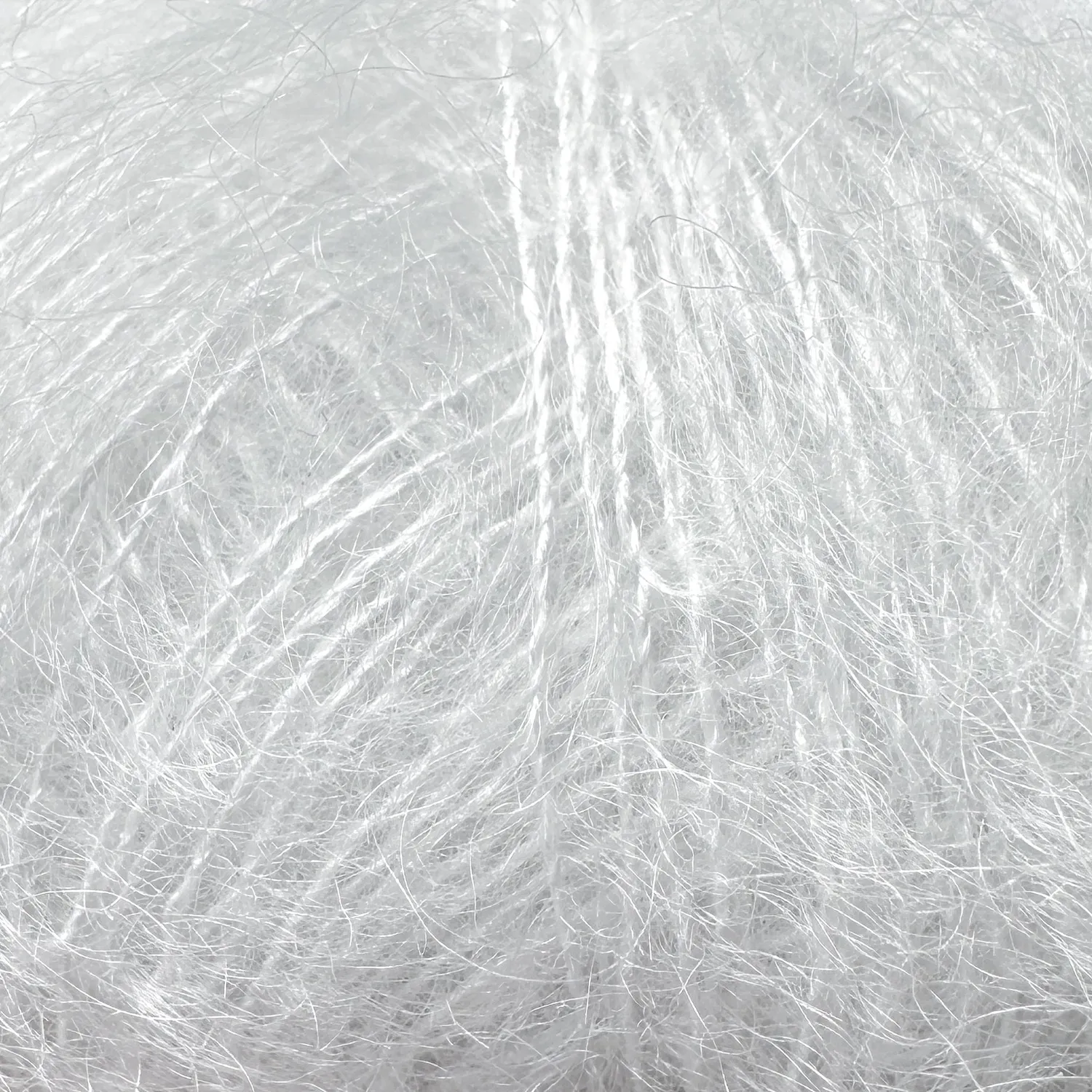 Knitting for Olive Soft Silk Mohair Wolle Limestone weißgrau