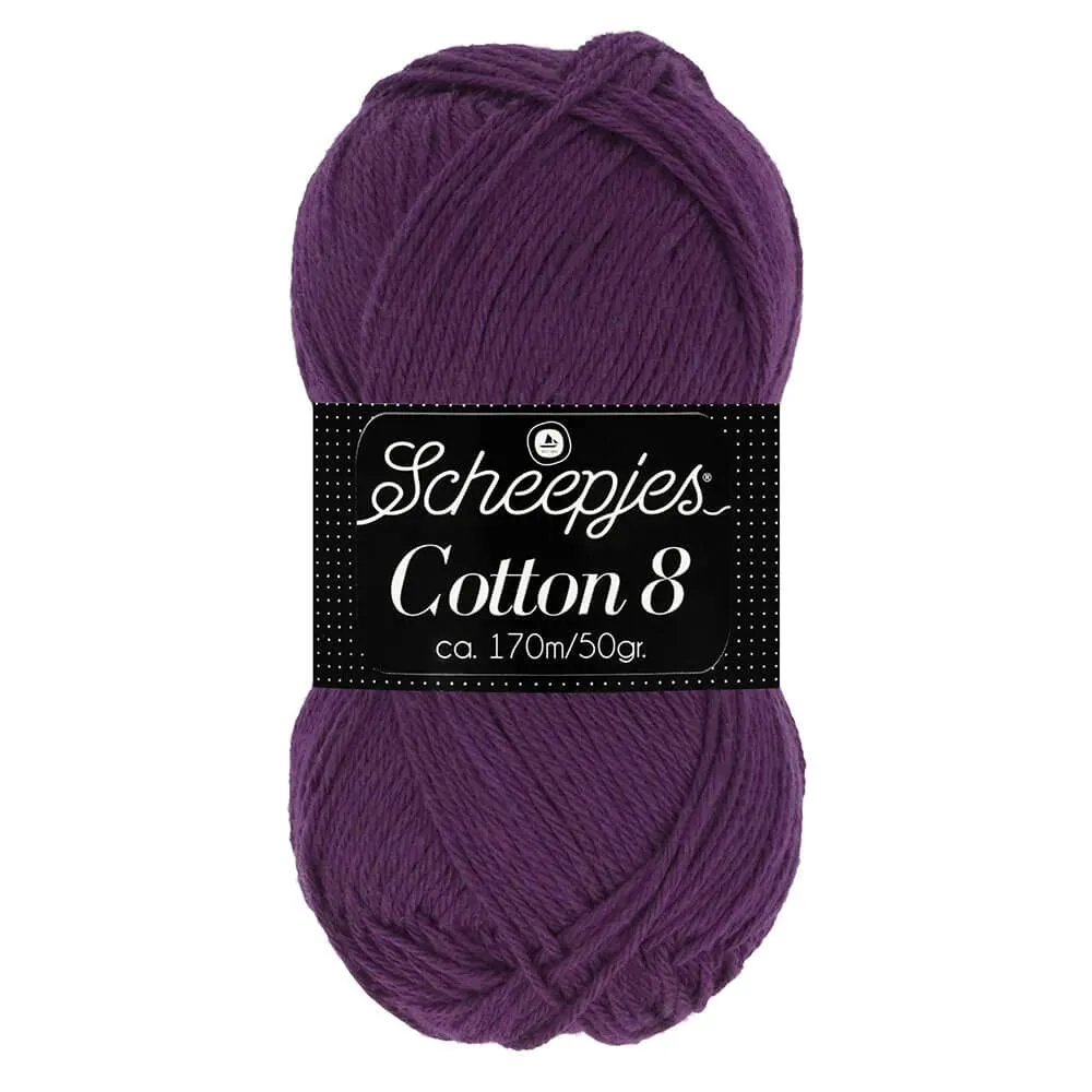 Scheepjes Cotton 8 719 Häkelgarn 50g weiß Baumwolle