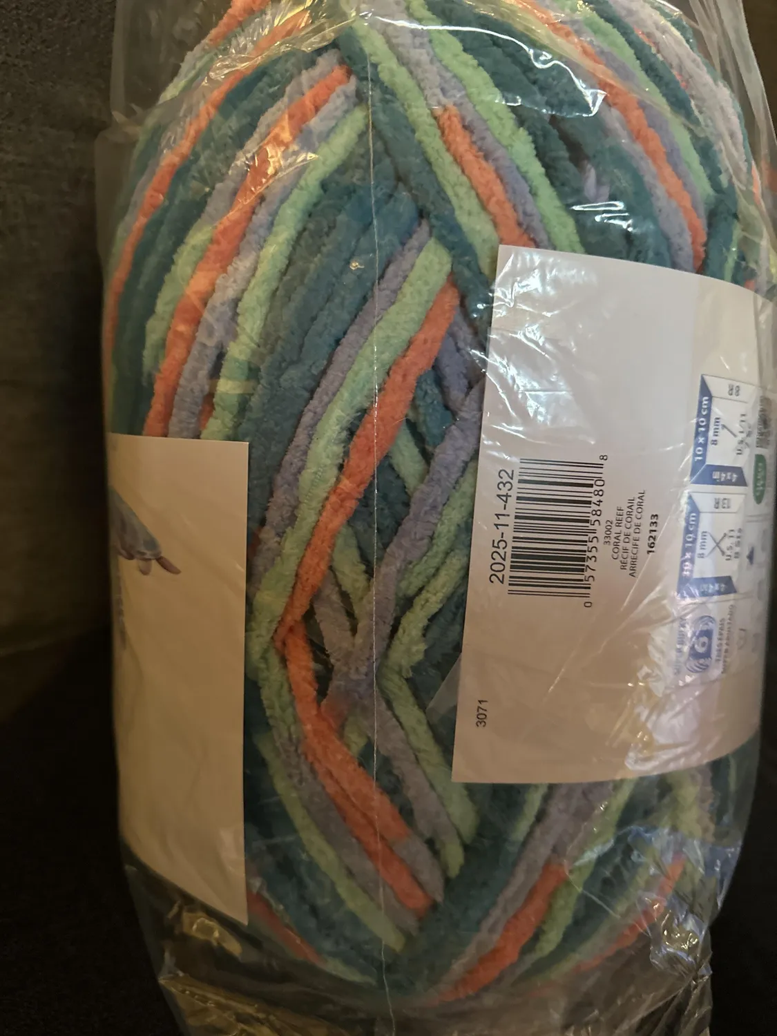 Bernat Blanket 2026 Chenillegarn 1000g Coral Reef plüschig