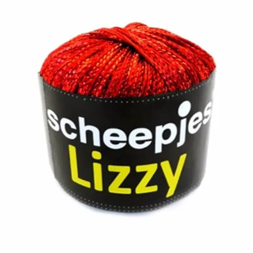 Scheepjes Lizzy 004 Rot Häkelgarn 25g Viskose