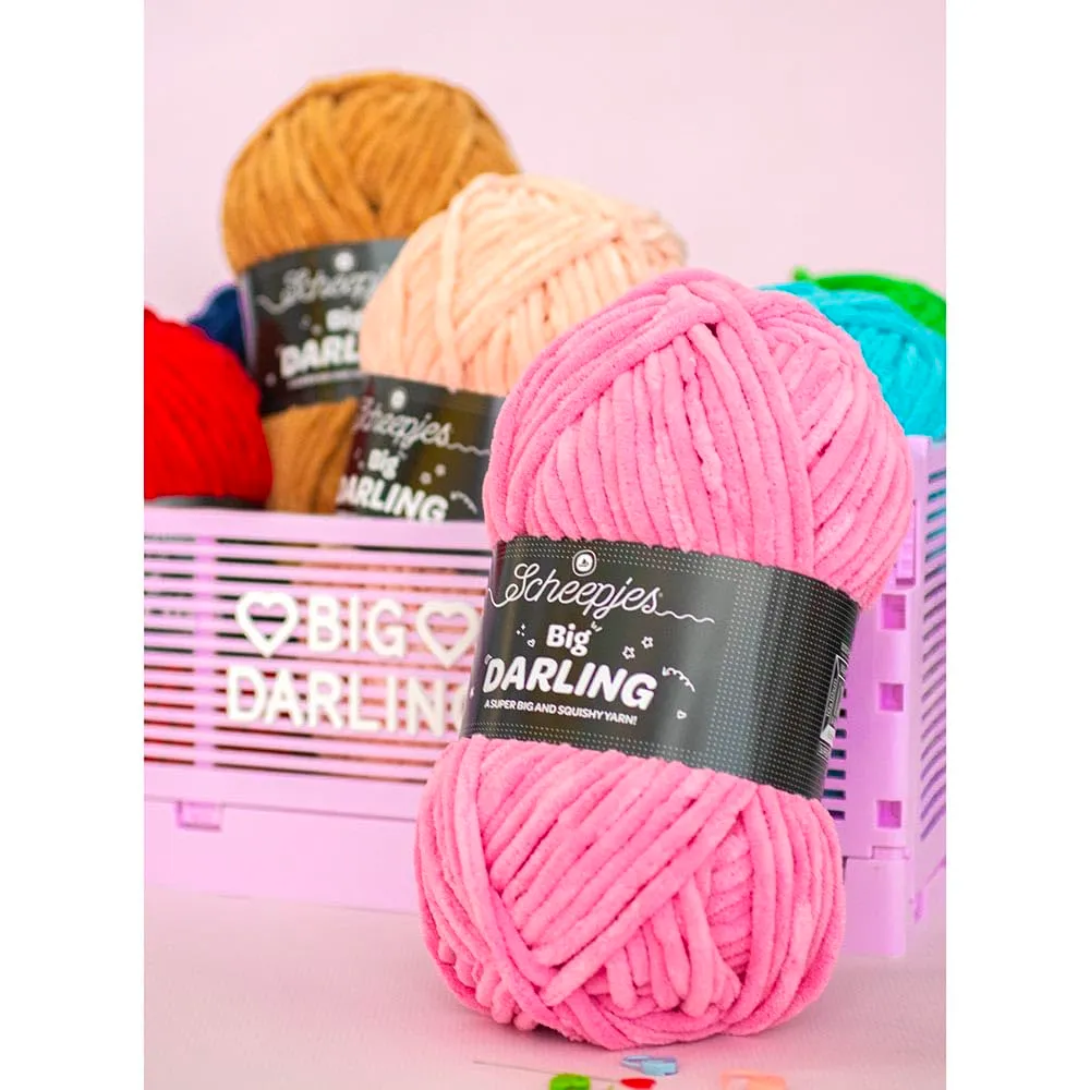 Scheepjes Big Darling 411 Strickgarn Capybara Beige 150g weich