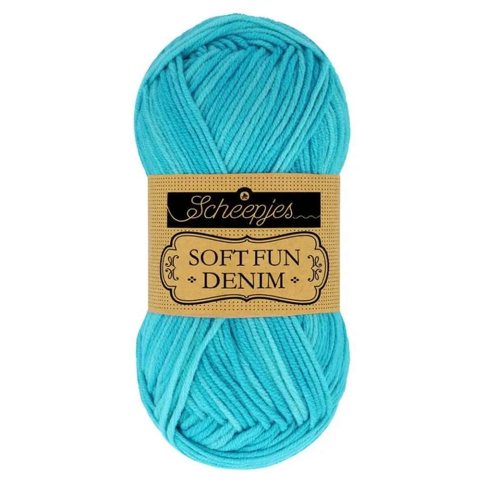 Scheepjes Softfun Denim 500 Garn 1x50g Baumwollmischung