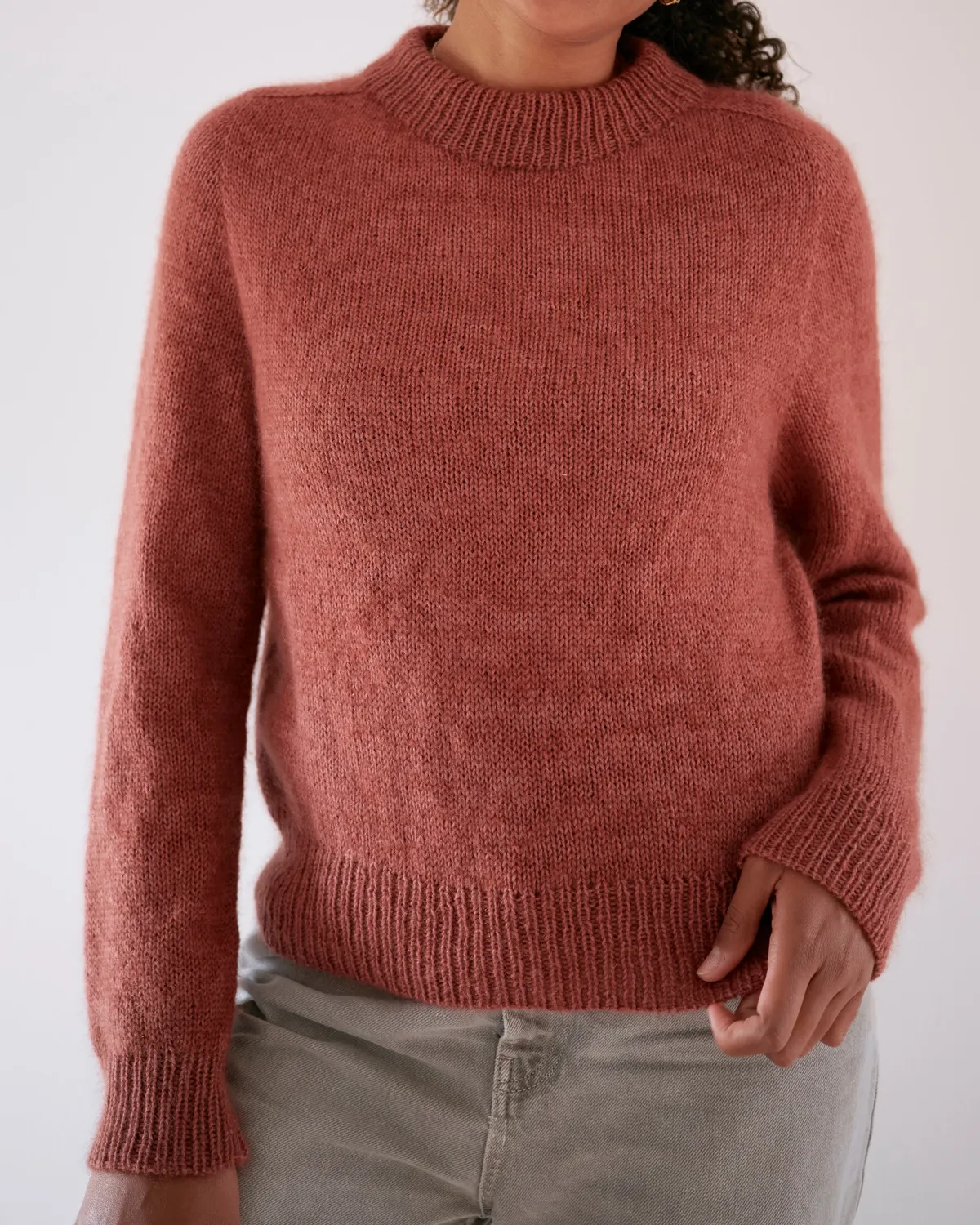 Knitting for Olive Carlie Sweater Strickanleitung Damen deutsch