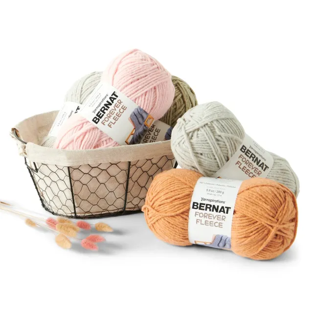 Bernat Forever Fleece Wollbox 4 Knäuel Super Bulky