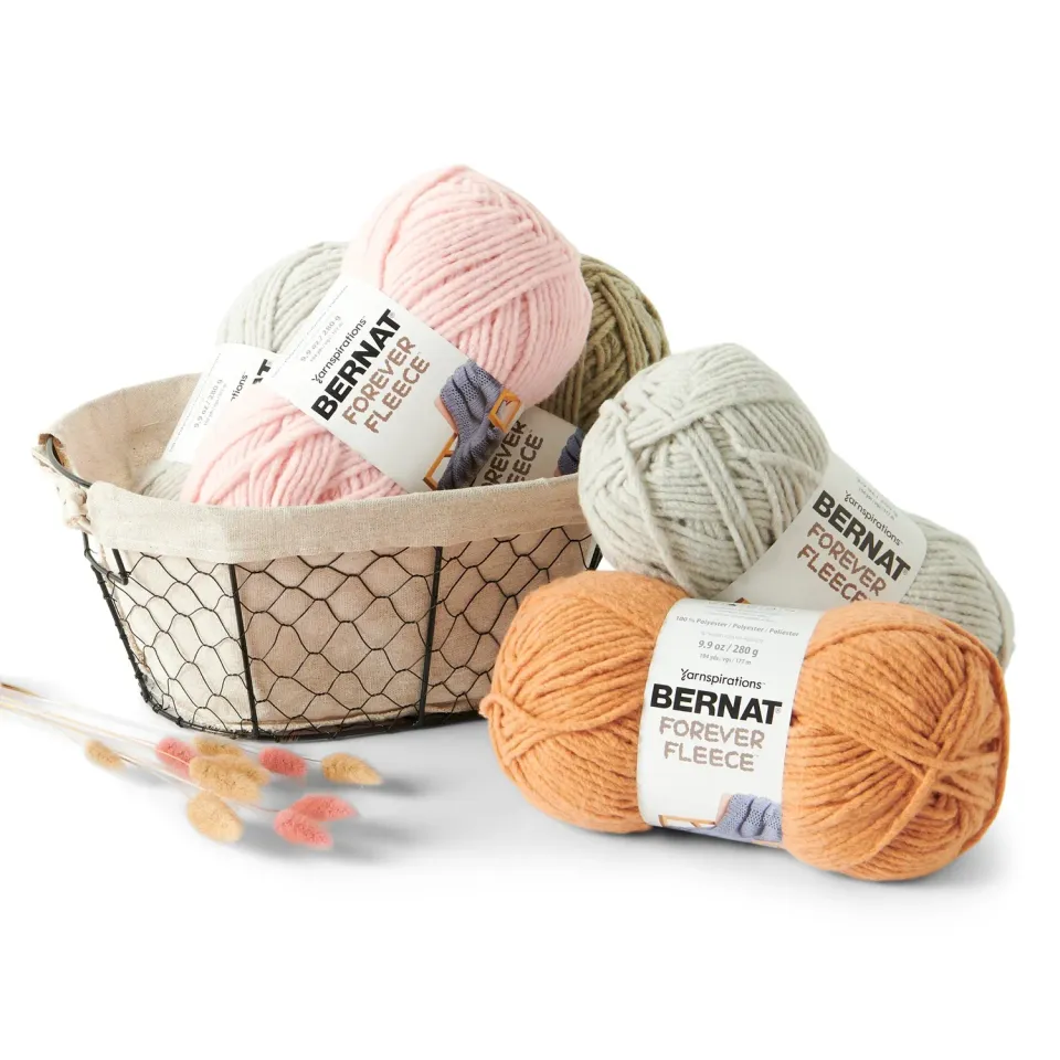 Bernat Forever Fleece Wollbox 4 Knäuel Super Bulky