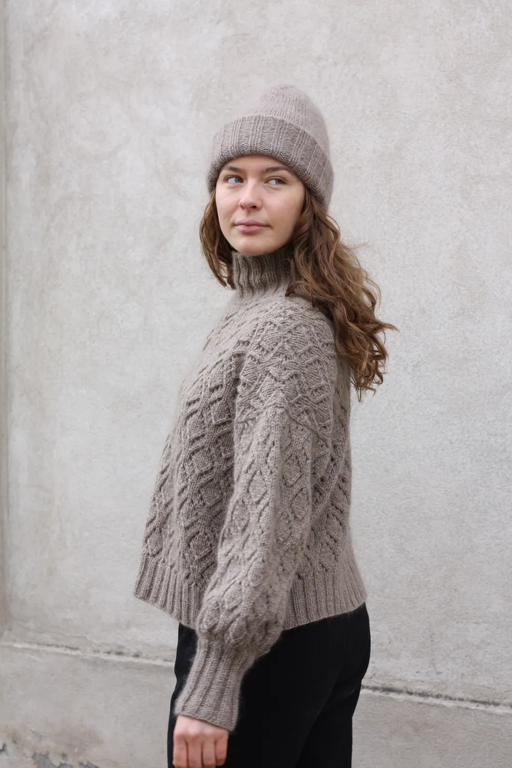 Knitting for Olive Frederiksberg Beanie Strickanleitung Deutsch wendbar