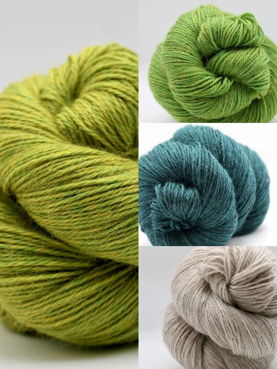 John Arbon Merle Krokodil Strickset Sport Toxic