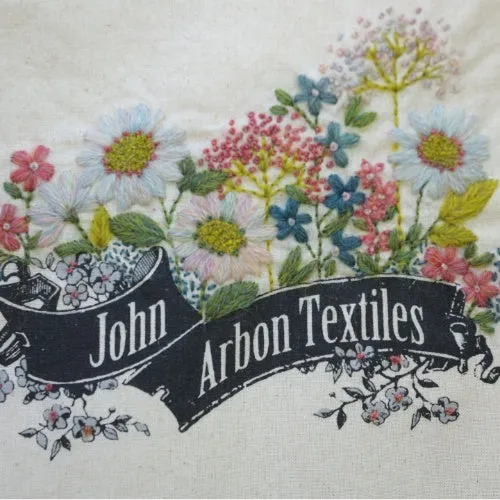 John Arbon Appledore Stickkit Sampler 12 Farben Sticken