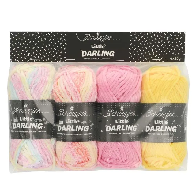 Scheepjes Little Darling Sprinkled Gradient Wolle Sundae Parade 4x25g