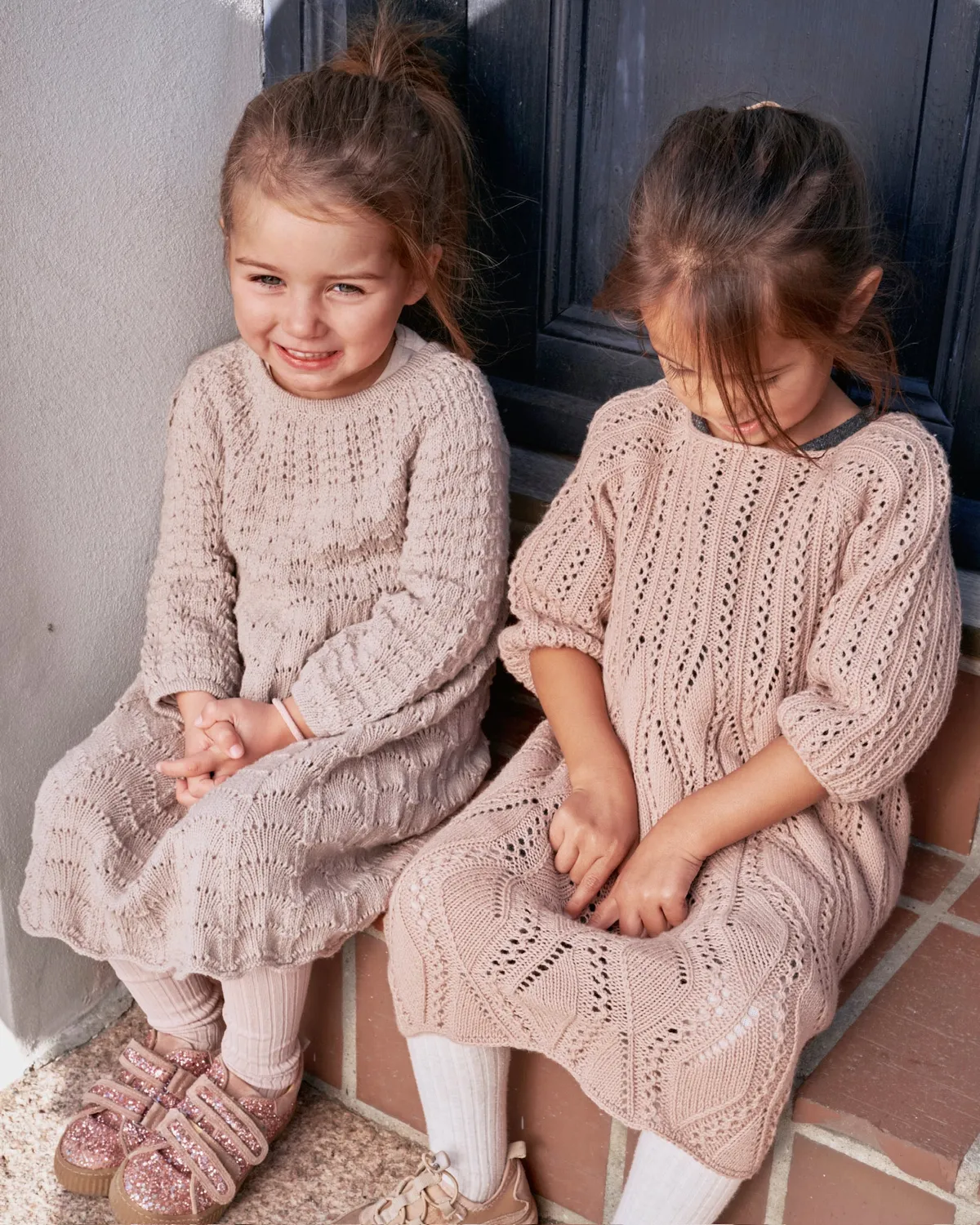 Knitting for Olive Barbroe Dress Strickanleitung deutsch Lochmuster