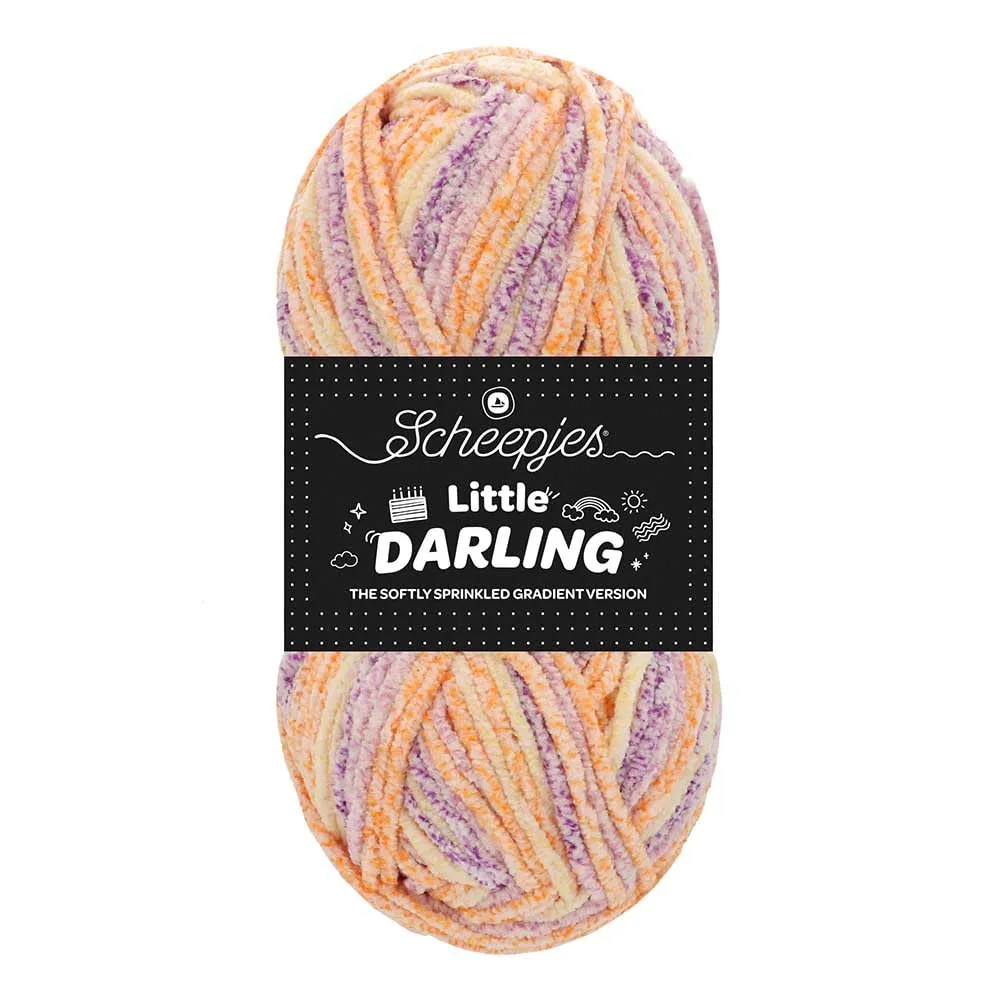 Scheepjes Little Darling Sprinkled Garn 03 Frost 50g Verlauf Rosa