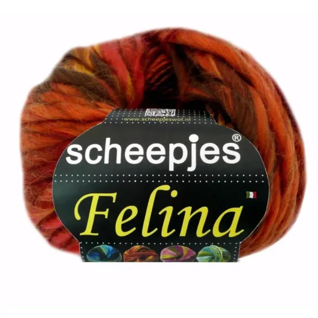 Scheepjes Felina 002 Strickwolle 100g flauschig