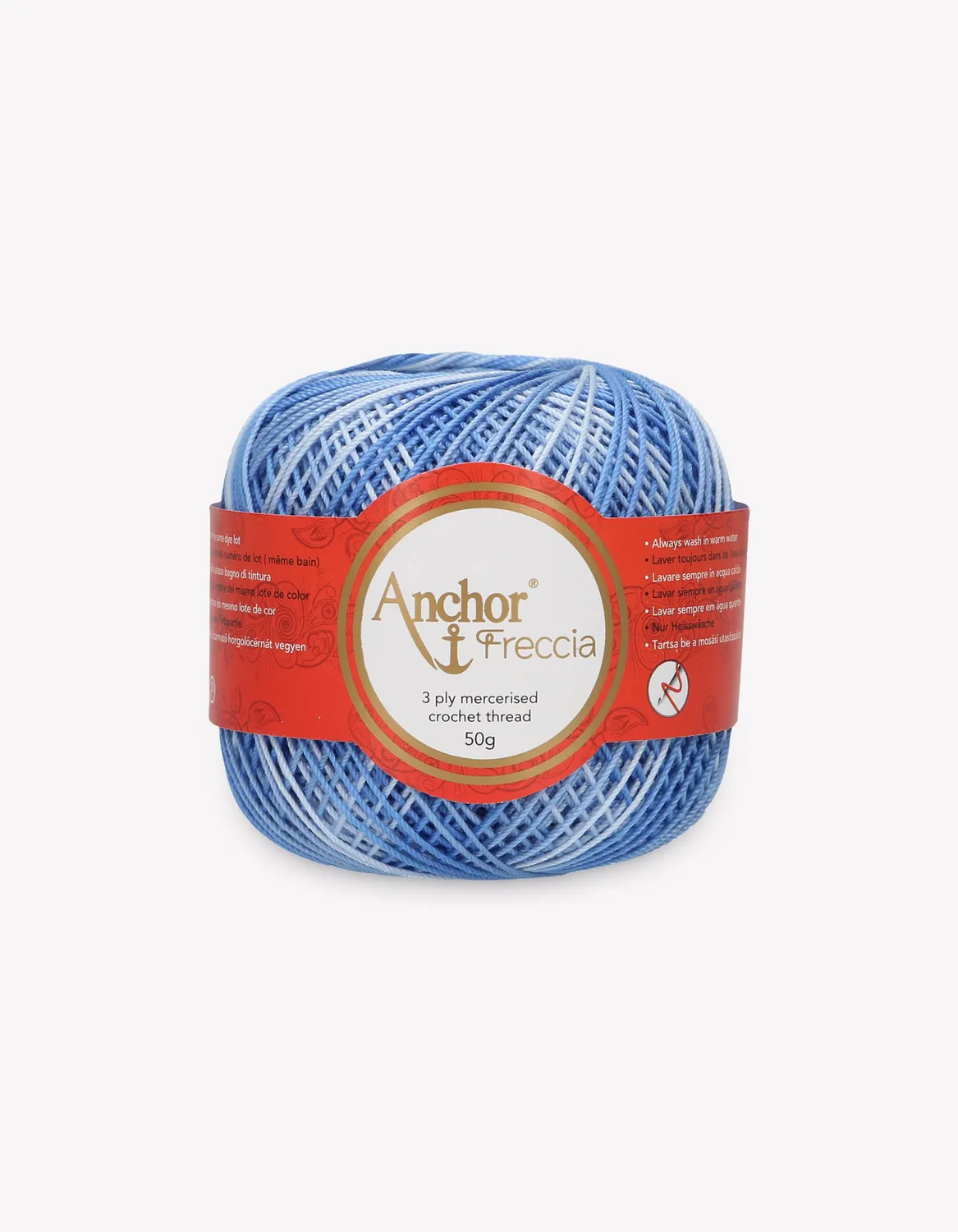 Anchor Freccia Multicolour 6 Häkelgarn 50g Verlauf