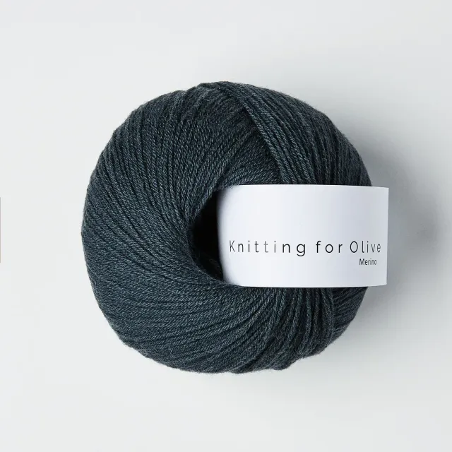 Knitting for Olive Merino Wolle Deep Petroleum Blue mulesingfrei