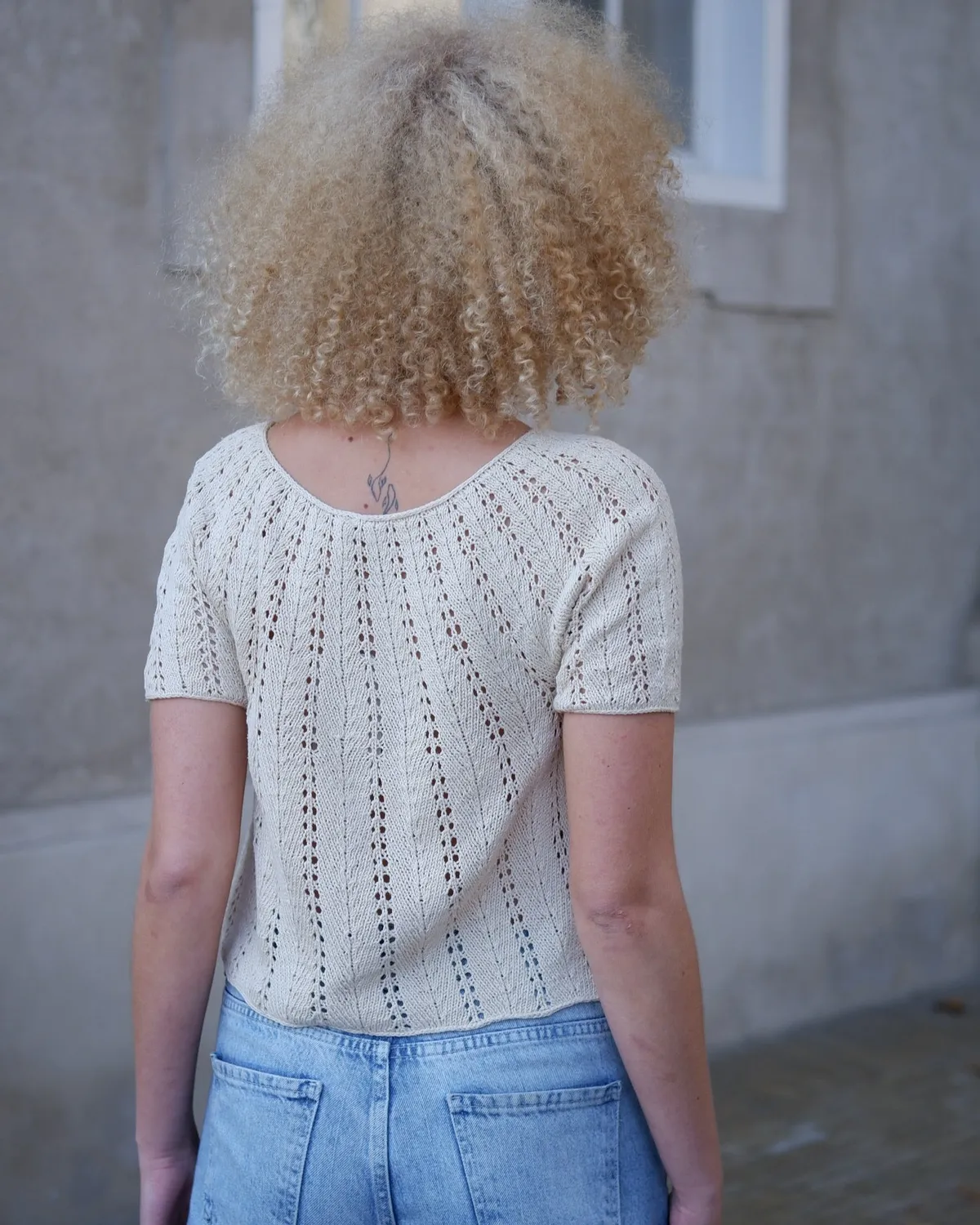Fern Tee Anleitung deutsch Kurzarmshirt Strukturmuster 9 Größen