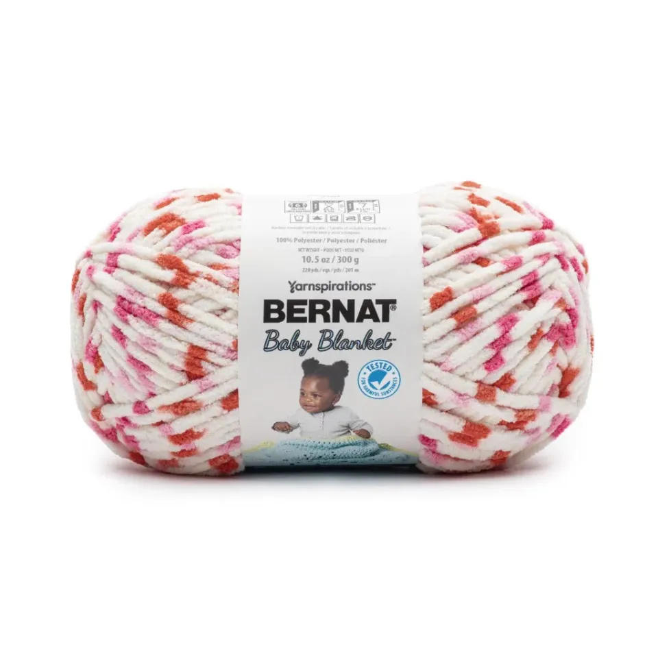 Bernat Baby Blanket Dot Chenillegarn 300g weich