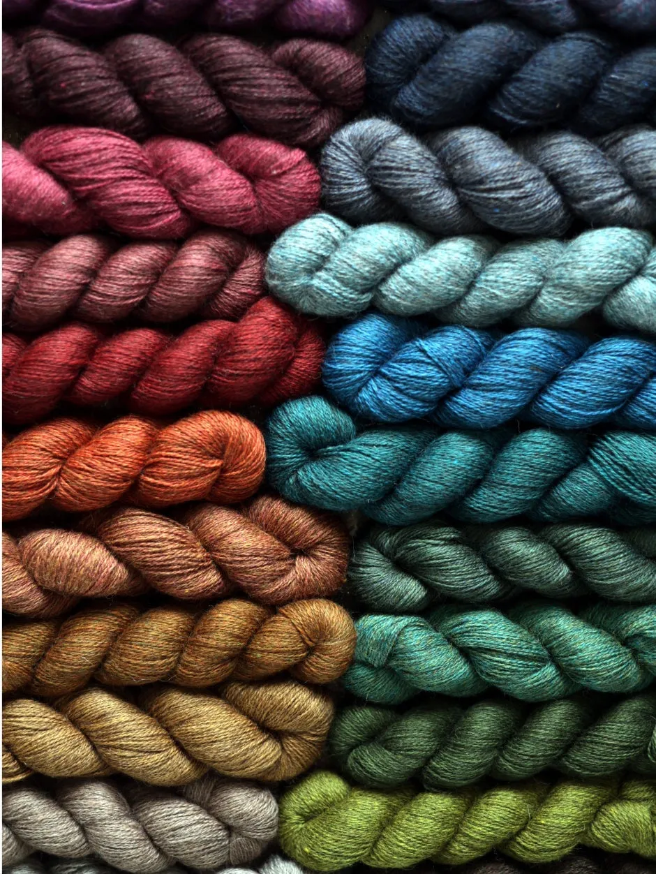John Arbon Harvest Hues Worsted Wolle 100g meliert Herbst