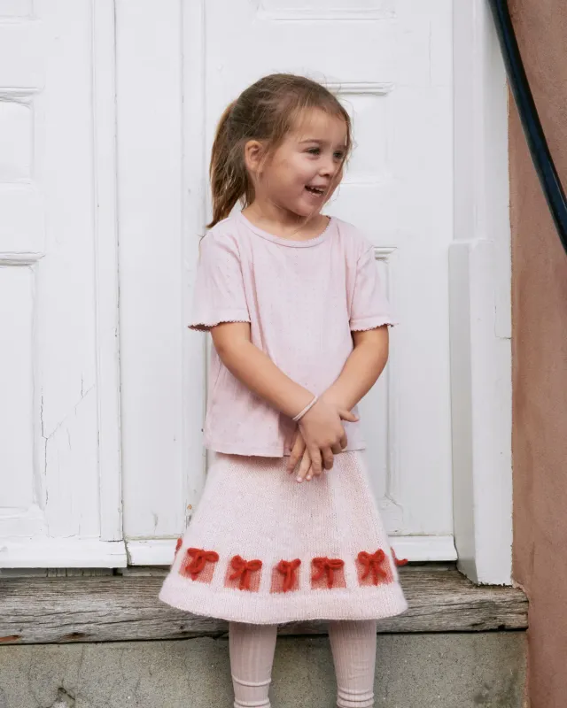 Knitting for Olive Christmas Morning Skirt Strickanleitung 2-8 Jahre