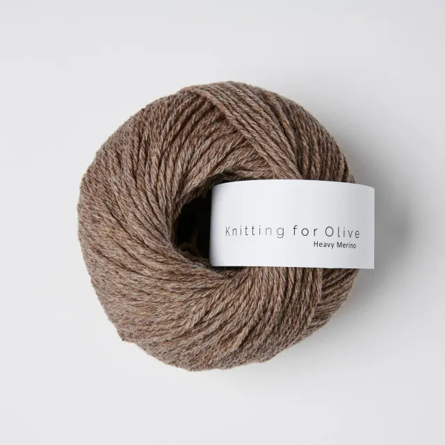 Knitting for Olive Heavy Merino Wolle 50 g Hazel braun meliert