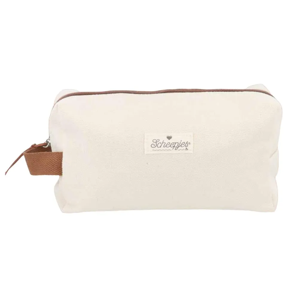 Scheepjes Zubehörtasche Braun 24x13x9cm Baumwollmix
