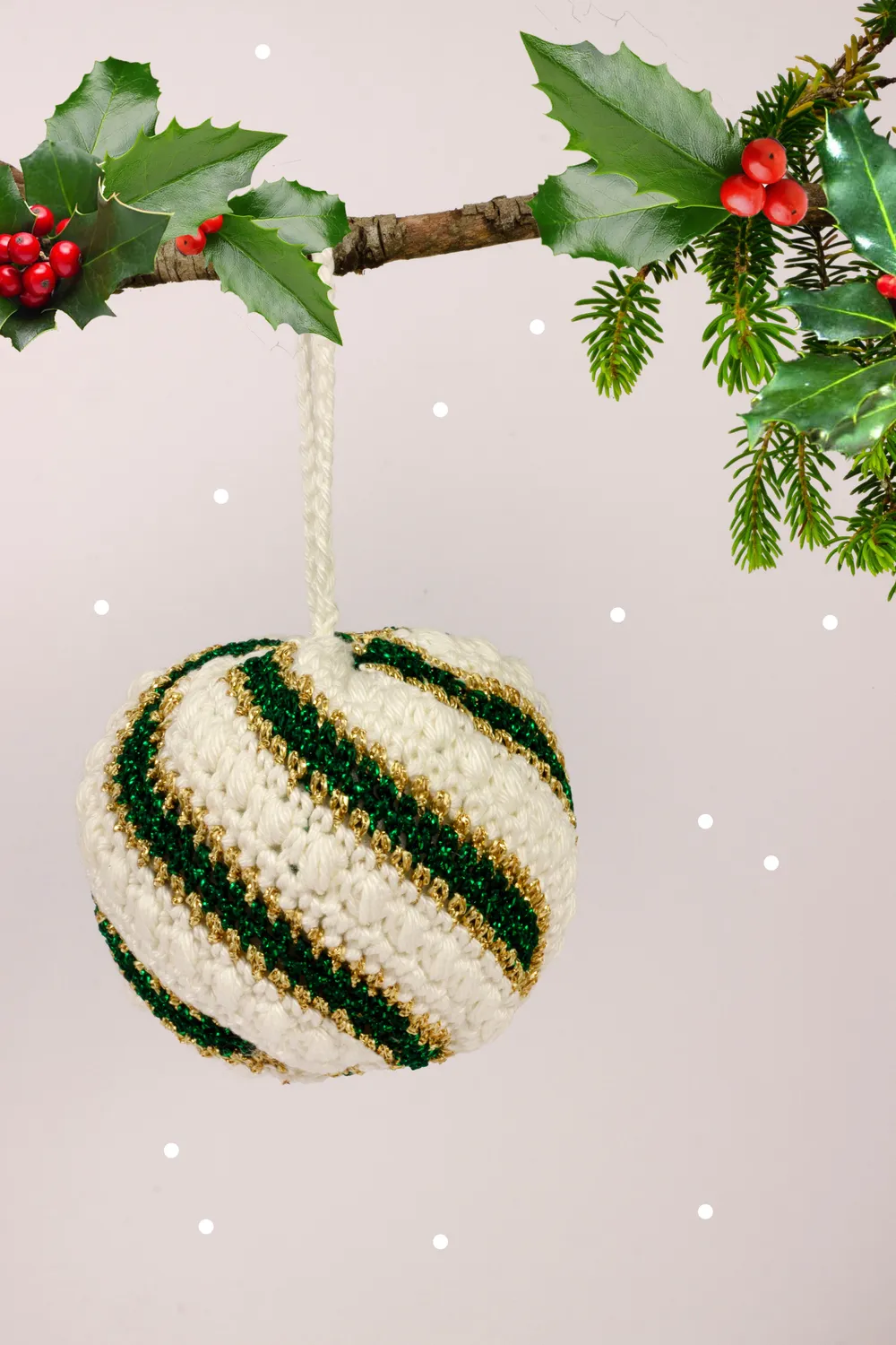 Anchor Crochet Metallic Weihnachten Häkelbuch 18 Anleitungen